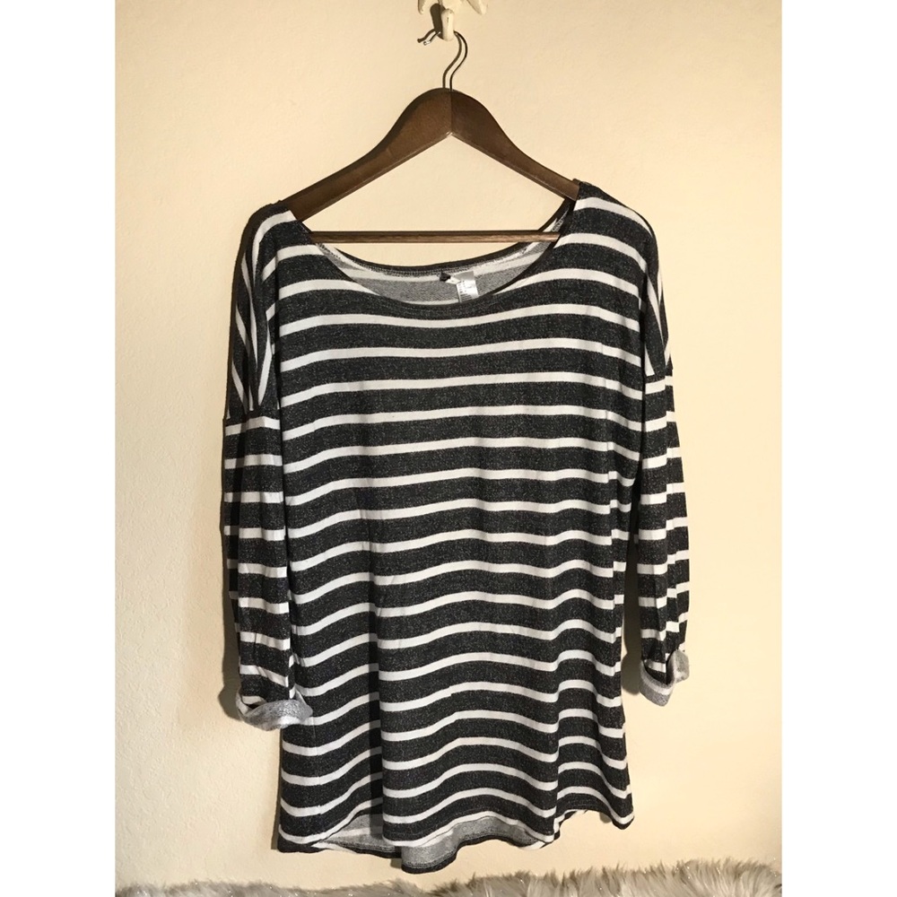 H&M striped long sleeve top 🖤